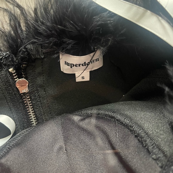 Revolve Black superdown corset, size S - Picture 3 of 3